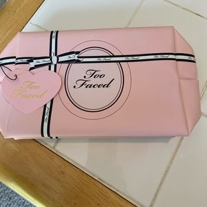 NWT Too Faced makeup bag & Better than Sex mascara